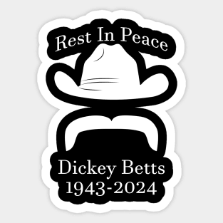 Dickey Betts - Rest In Peace Sticker